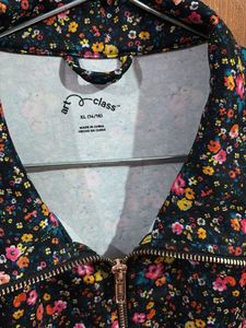 Floral Bomber Jacket