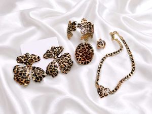 Leopard Print Jewelry Set