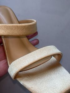 Gold Heeled Sandals