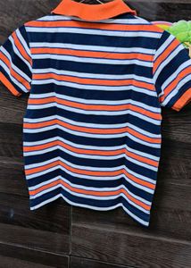 Striped Polo T-Shirt