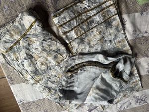 Elegant Floral Kurta Afghani salwar
