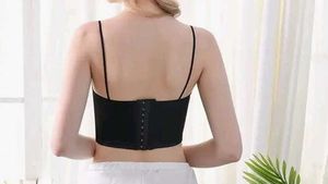 Black Satin Cami Top
