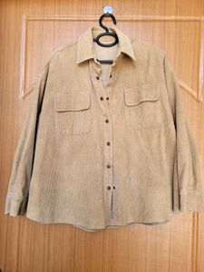 Corduroy Oversized Shirt Jacket