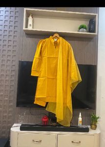 Vibrant Yellow Kurta Set with Dupatta