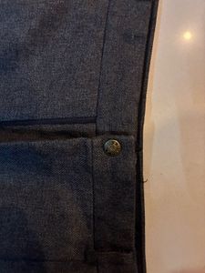 Classic Grey Pleated Korean Formal Trousers