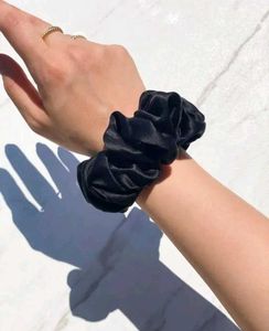 Set of 5 Satin Scrunchies