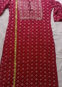 Embellished maroon Kurta for daily wear 😊