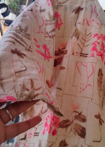 Women's Kurta with Floral Print