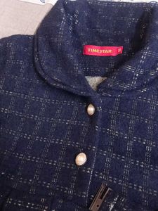 Girl's Navy Blue Coat