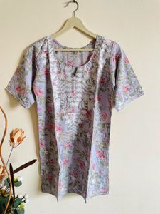 Floral Print Kurta