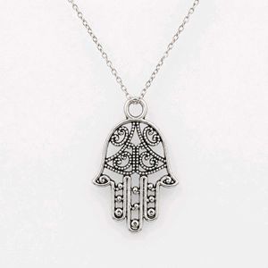 Hamsa Hand Pendant Necklace
