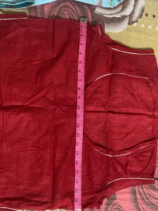 Red Bandhani Print Rajputi Poshak