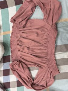 classy fullsleeves crop top H&amp;M