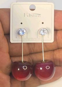 combo of Chic Red Ball Drop Earrings