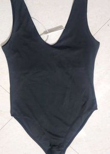Chic Black One-Piece Swimsuit