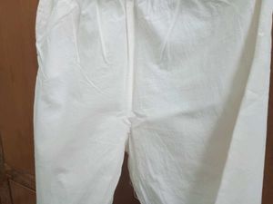 Sale!!cream pink work kurta set