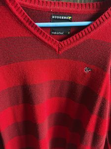 Ruggers Striped V-Neck Sweater