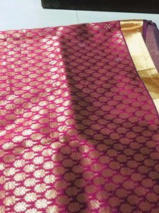 PATTUSAREE WITH BLOUSE, GOLD COLOR WORK