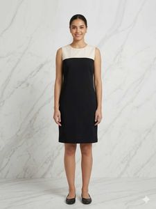 Chic Color Block Shift Dress