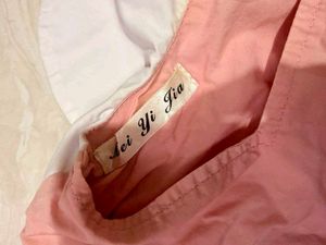 y2k Pink Collared mini dress