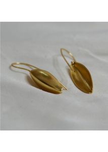Brand New Zara Metallic Leaf Earring