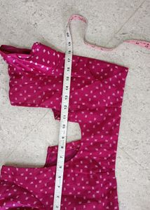 Saree With Stitched Blouse
