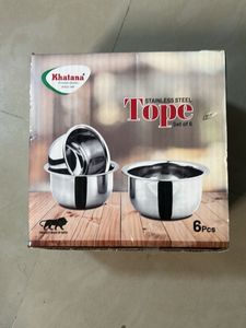 Khatana Stainless Steel Tope Set
