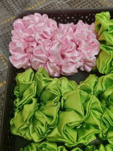 Handmade Satin Scrunchies - Set of 25