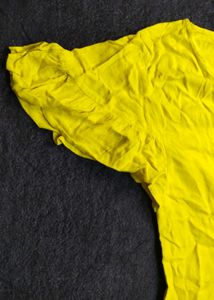 Bright Yellow V-Neck Top