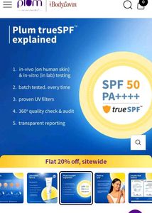 PLUM 2% NIACINAMIDE HYBRID SUNSCREEN SPF 50 PA+