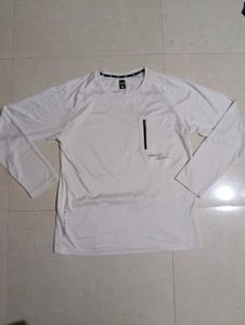 Men's White Long Sleeve Graphic T-Shirt