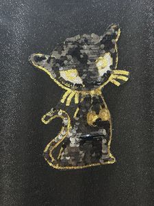 Sparkly Cat Graphic T-Shirt