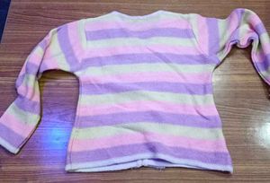 Striped Cardigan Mudium Size
