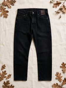 Black Straight Fit Jeans for Men
