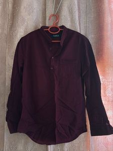 Maroon Kurta Shirt