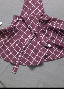 Pinfore Drass With White Top