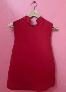 Vibrant Red Women's Ethnic top