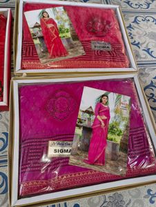 Beautiful Pink Saree