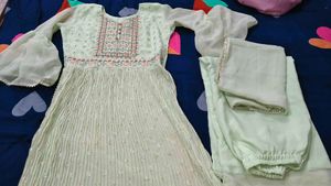 Beautiful Light Green Kurta Set