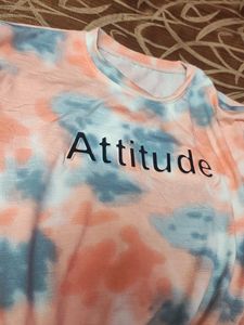 Trendy Tie-Dye Attitude Tee