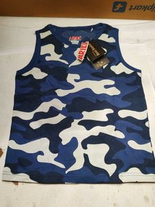 Blue Camo Tank Top