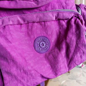 Purple Kipling Backpack