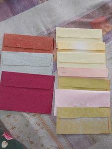 Assorted Textured Envelopes - Set of 10