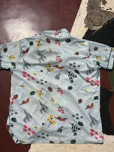 Cute Floral Print Pajama Set