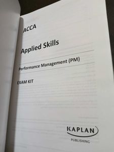 ACCA F5 Performance Management Exam Kit