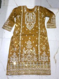 Elegant Embellished Kurta Set
