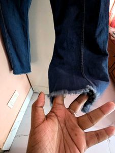 Blue Denim High Waist Bootcut Jeans 🫰