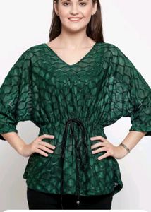 Beautiful Green Top- Worn Only Once