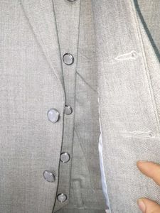 new 👌😊📦📣Men's Light Gray Suit 3-Piece