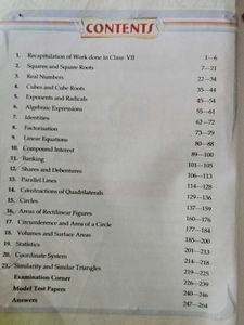 Holy Faith Mathematics Class VIII Textbook